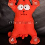 Kater fürs Auto, orange, Fleece, vorne