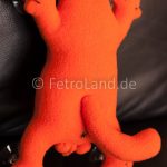 Kater fürs Auto, orange, Fleece, hinten