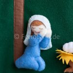 Weihnachtskrippe, betende Maria