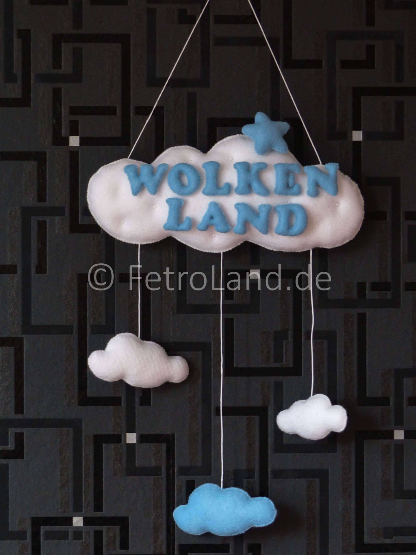 Wanddekoration „Wolke“