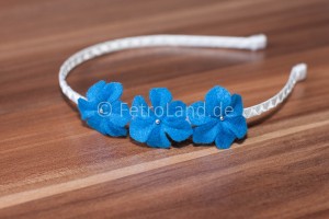 Haarreif, Blumen, 3,7cm    