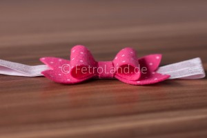 Stirnband, Schleife    