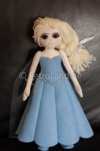 Puppe aus Filz, Elsa