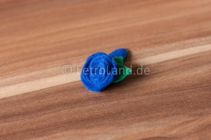 Haarklammer, Rose, Filz   
