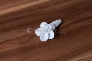 Haarklammer, Blume, Filz   