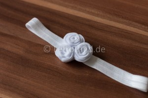 Stirnband, 3 Rosen, Filz   