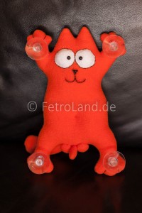 Kater aus Fleece, orange