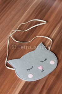 Filztasche für Mädchen, Katze
